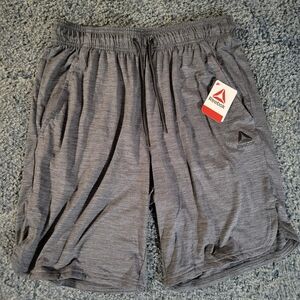Reebok Men's Gray Athletic Shorts